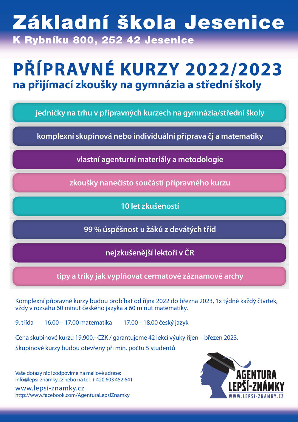 Přípravné kurzy 2022/2023 - ZŠ Jesenice