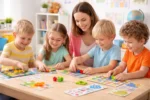 Děti při individu&aacute;ln&iacute;m rozvoji pozornosti a smyslov&eacute;ho vn&iacute;m&aacute;n&iacute; se speci&aacute;ln&iacute;m pedagogem